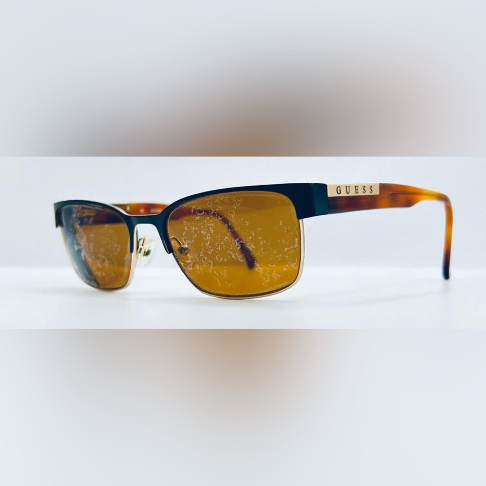 Guess GU1736 Black Oval Sunglasses Frames Only - Picture 2 of 8